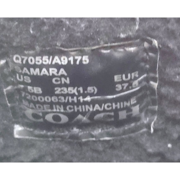 COACH Samara Quilted Boots - Size 7.5 - Picture 8 of 8